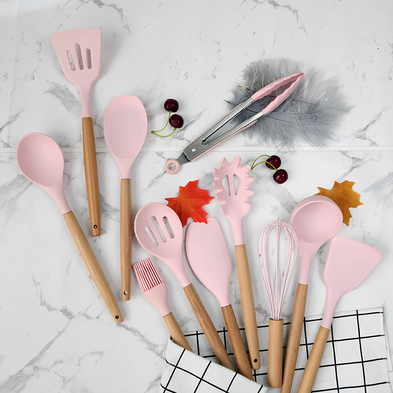 Kit de Utensílios de Cozinha Premium - Durabilidade e Qualidade Garantidas