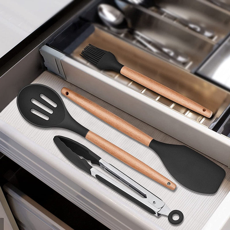 Kit de Utensílios de Cozinha Premium - Durabilidade e Qualidade Garantidas