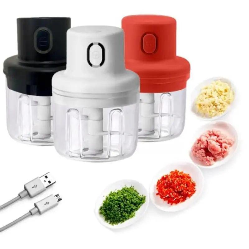 Mini Processador Elétrico 250ml - Recarregável