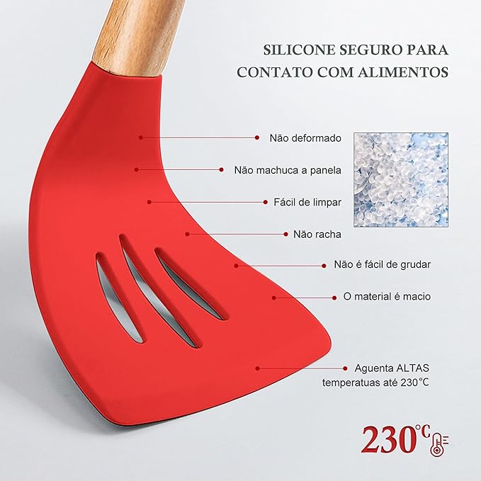 Kit de Utensílios de Cozinha Premium - Durabilidade e Qualidade Garantidas